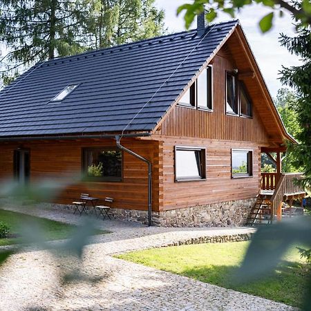 Moderni Sumavska Roubenka S Vyhledem Na Boubin Villa Vimperk Exterior foto