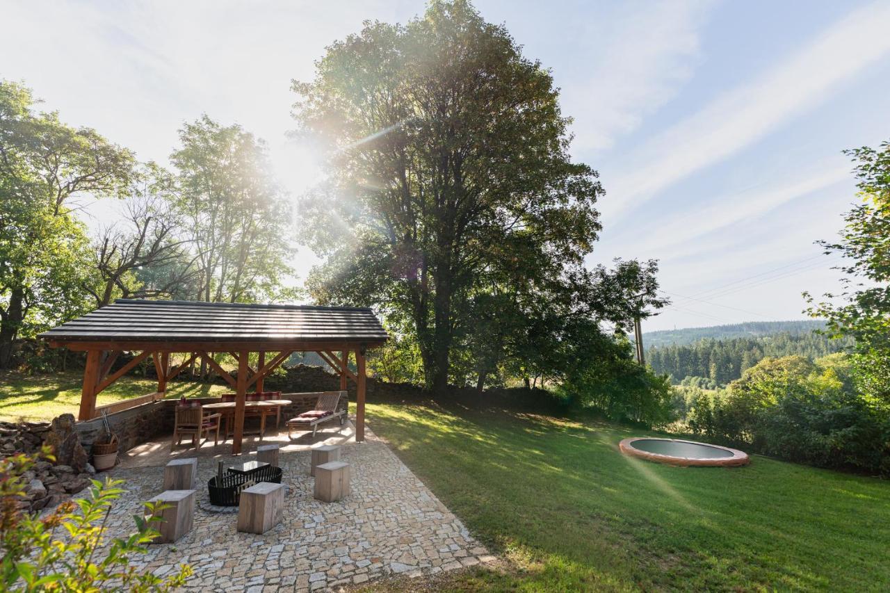 Moderni Sumavska Roubenka S Vyhledem Na Boubin Villa Vimperk Exterior foto