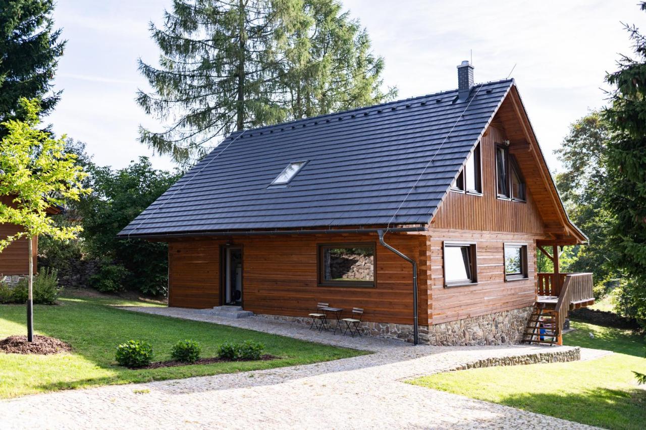 Moderni Sumavska Roubenka S Vyhledem Na Boubin Villa Vimperk Exterior foto