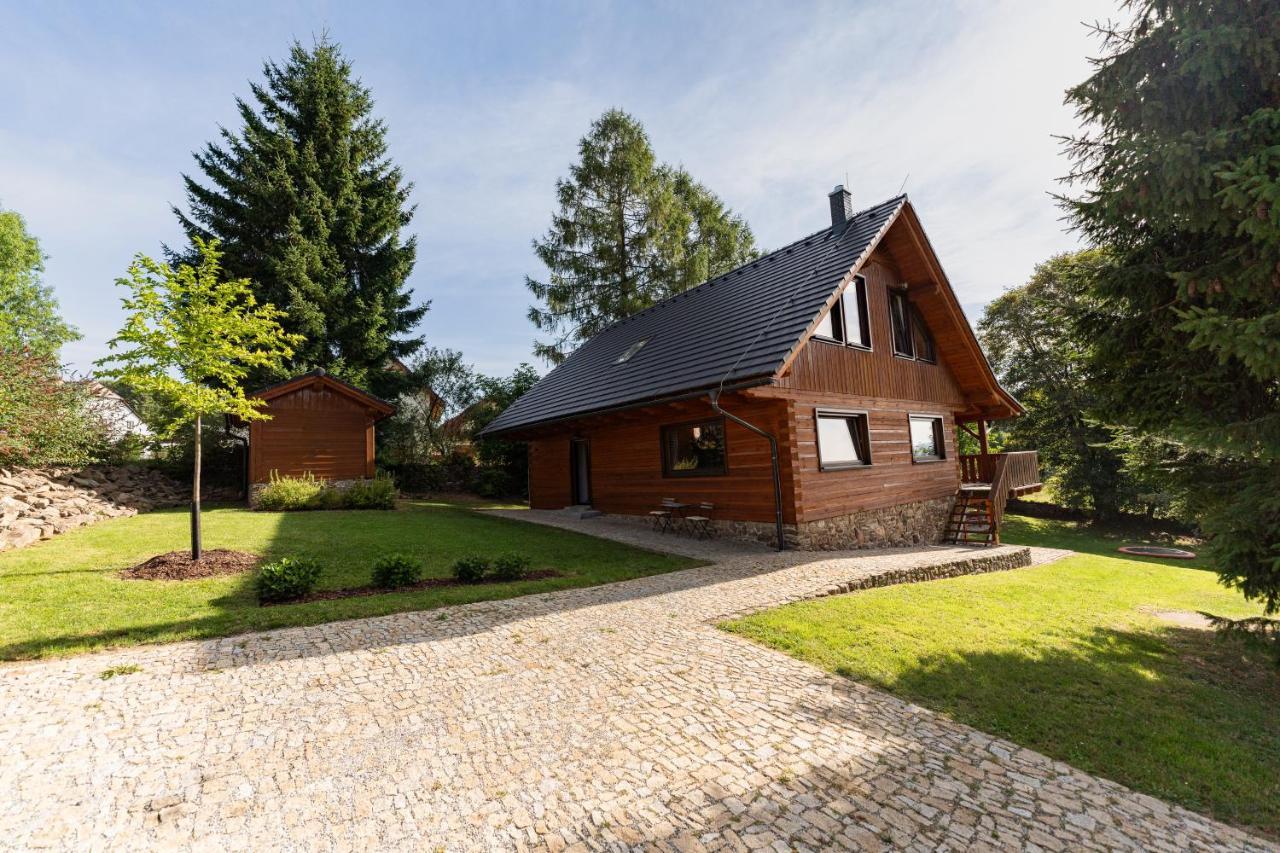 Moderni Sumavska Roubenka S Vyhledem Na Boubin Villa Vimperk Exterior foto