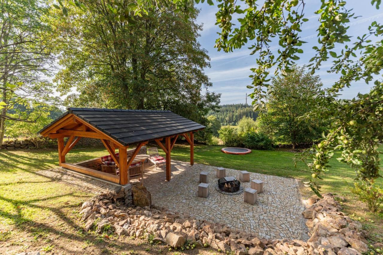 Moderni Sumavska Roubenka S Vyhledem Na Boubin Villa Vimperk Exterior foto