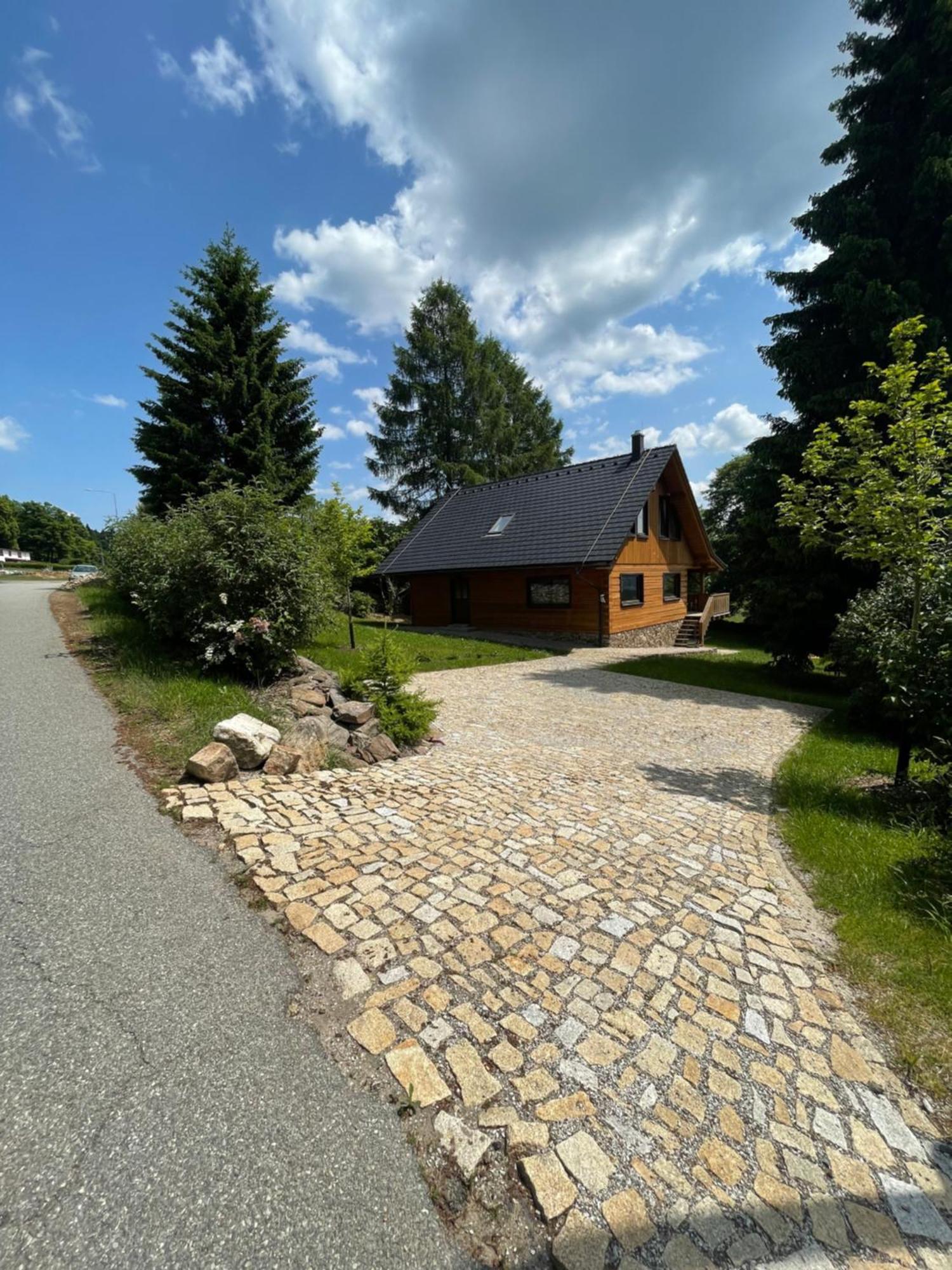 Moderni Sumavska Roubenka S Vyhledem Na Boubin Villa Vimperk Exterior foto